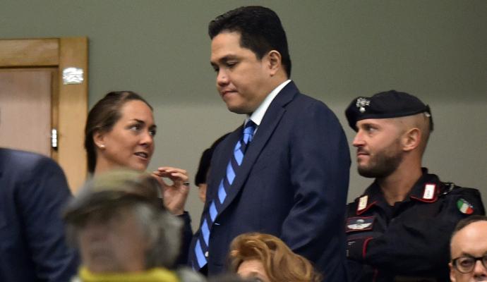 Inter-Napoli: Thohir e De Laurentiis presenti a San Siro