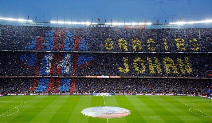 Barcellona-Real: disturbato il minuto di silenzio per Cruyff