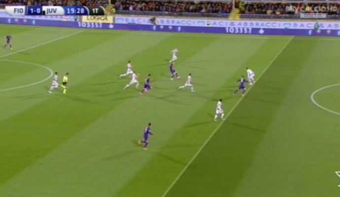Fiorentina-Juventus, LA MOVIOLA: annullato gol regolare a Bernardeschi! Cuadrado-Kalinic, rigore inesistente