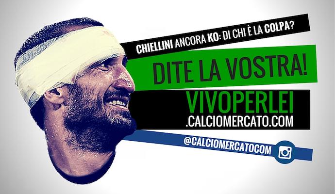 Juve, UFFICIALE: lesione per Chiellini