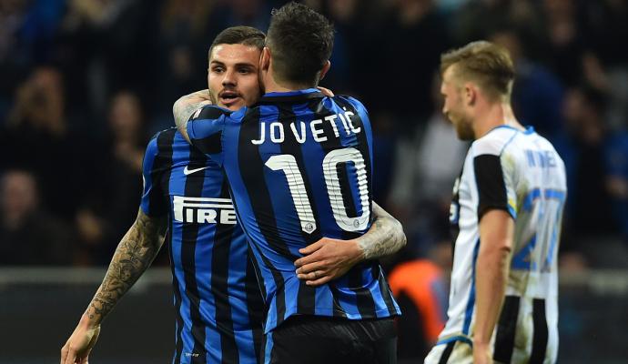 Inter, con l'Udinese record di tiri in porta stagionale