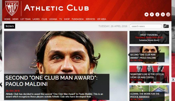 Milan, impara! Bilbao celebra Maldini