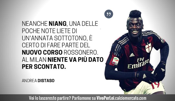 Milan: Niang può partire in estate