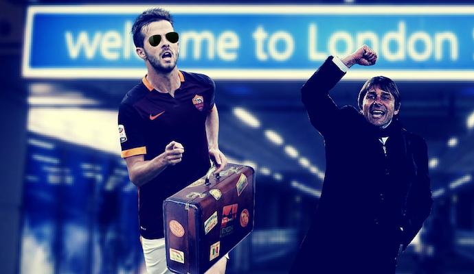 Is Miralem Pjanic using his trip to London to meet Chelsea?