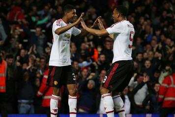 Rashford Manchester United esulta