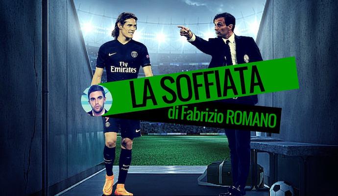 Cavani: doppio assist alla Juventus