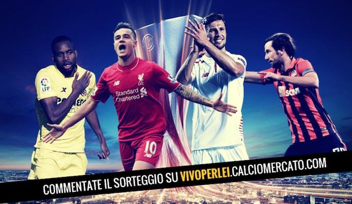 Sorteggio semifinali Europa League: Shakhtar-Siviglia e Villarreal-Liverpool