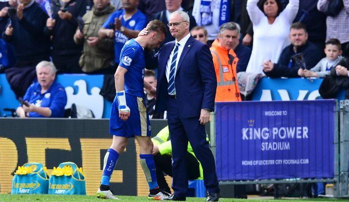 Leicester, pari e polemiche: rosso Vardy