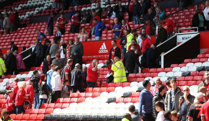 Manchester United, pacco bomba a Old Trafford: partita rinviata!