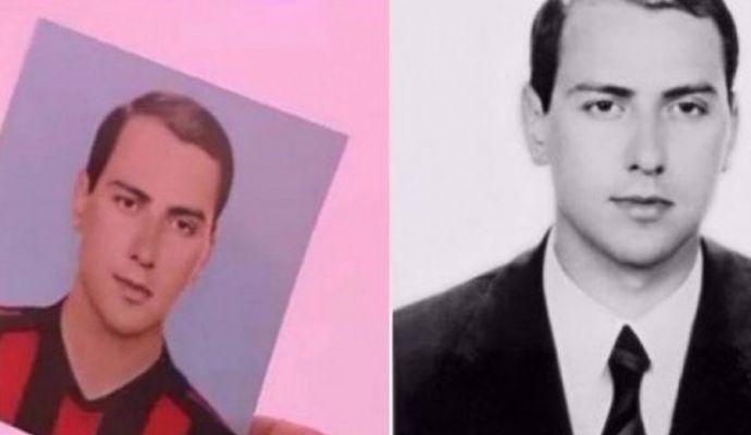 Gaffe Berlusconi: indossa la maglia del Milan, ma è un fotomontaggio