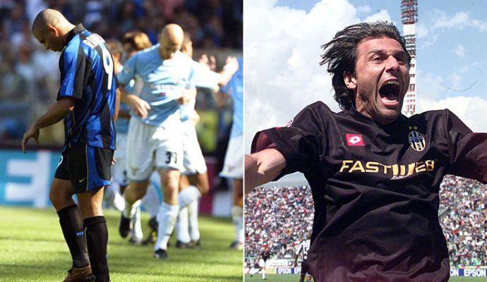 La Juve ricorda lo scudetto soffiato all'Inter il 5 maggio 2002