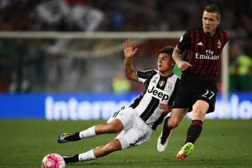 dybala, kucka, contrasto, milan, juventus, 2015/16