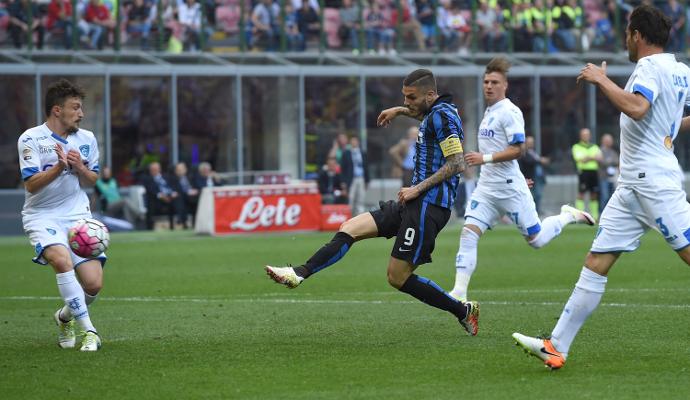 Inter quarta grazie al 2-1 sull'Empoli