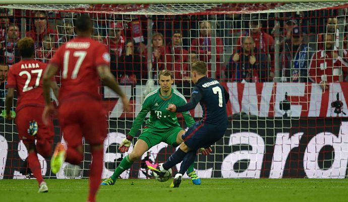 Moviola Bayern-Atletico: il gol di Griezmann è regolare