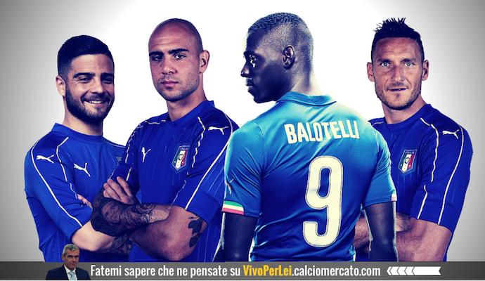 Conte, questa Italia è triste: Insigne, Zaza e Balotelli per sognare. Con Totti...