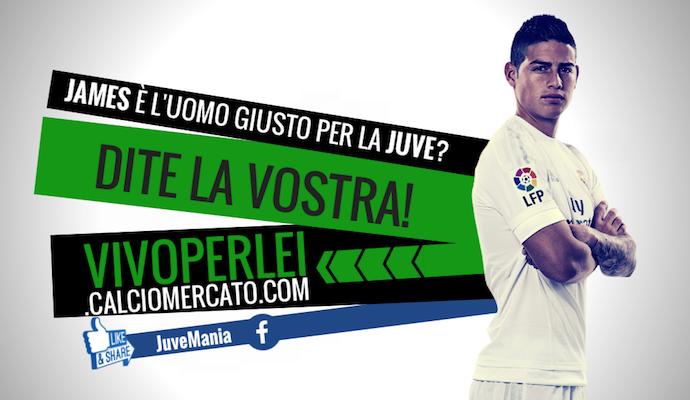 James Rodriguez a Torino per la Juve!