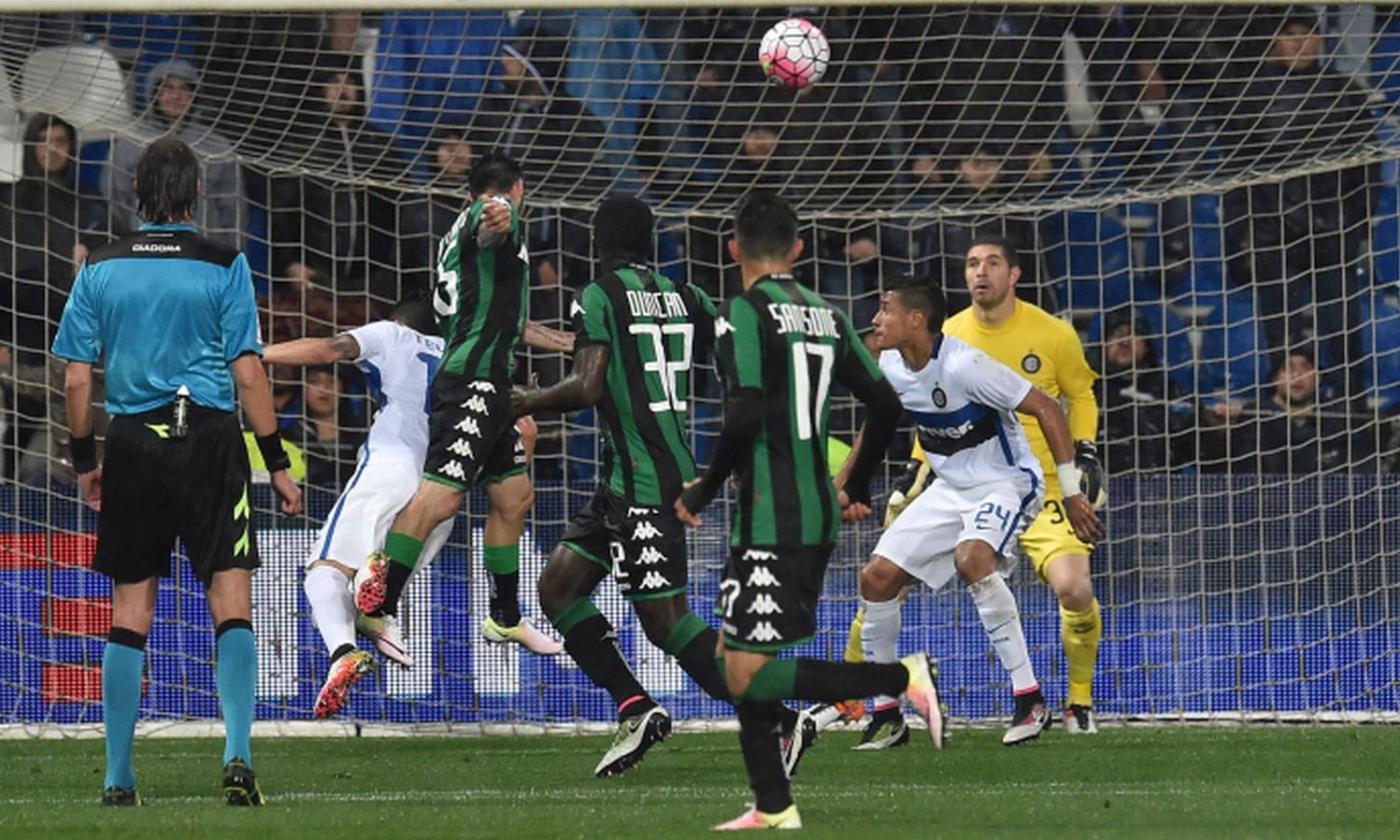 Sassuolo-Inter 3-1: il tabellino