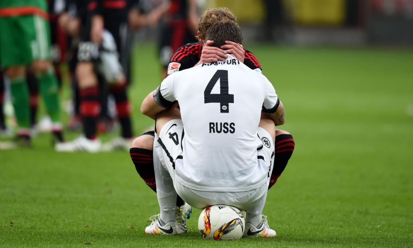 Eintracht: Russ positivo all'antidoping, scopre di avere un tumore