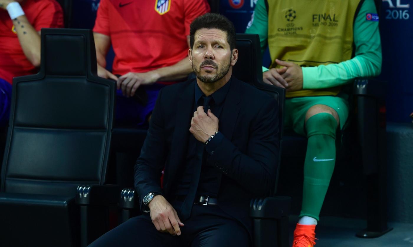 Simeone a testa alta: 'Orgoglio Atletico, non piangiamo'