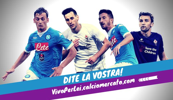 Asse mercato Napoli-Fiorentina: i nomi