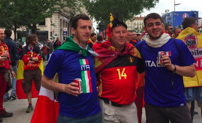 #CMinFrancia: LIVE da Lione, l'atmosfera aspettando Belgio-Italia