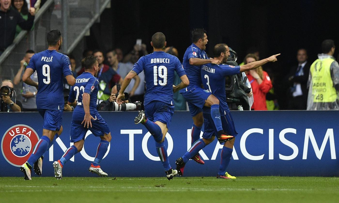 Italia-Spagna 2-0: il tabellino