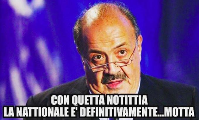 Italia, la 10 a Motta: ironia web FOTO