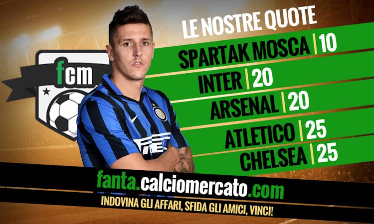 Inter, c'è anche l'Arsenal su Jovetic