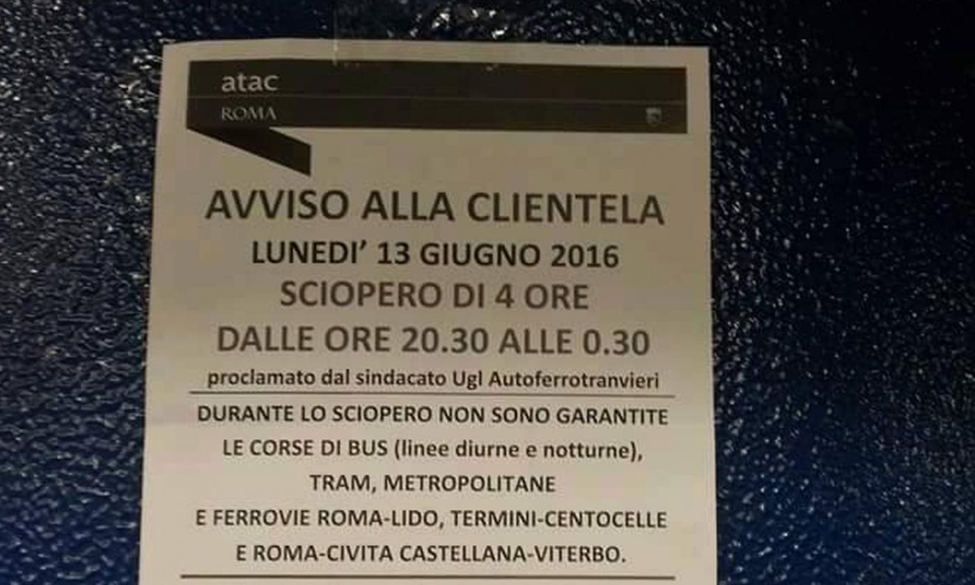 Roma, sciopero dei mezzi pubblici durante la partita dell'Italia col Belgio