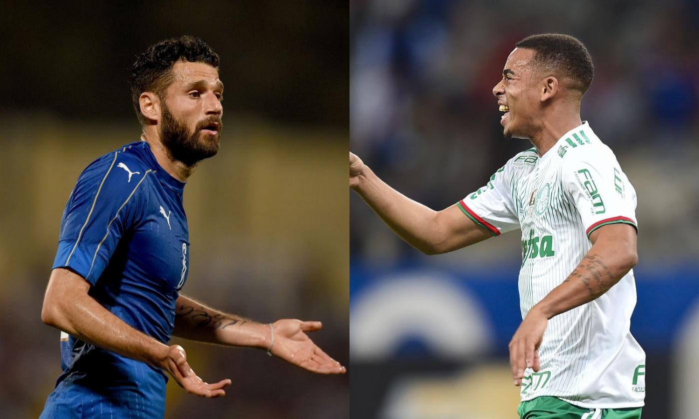 Inter tra Candreva e Gabriel Jesus