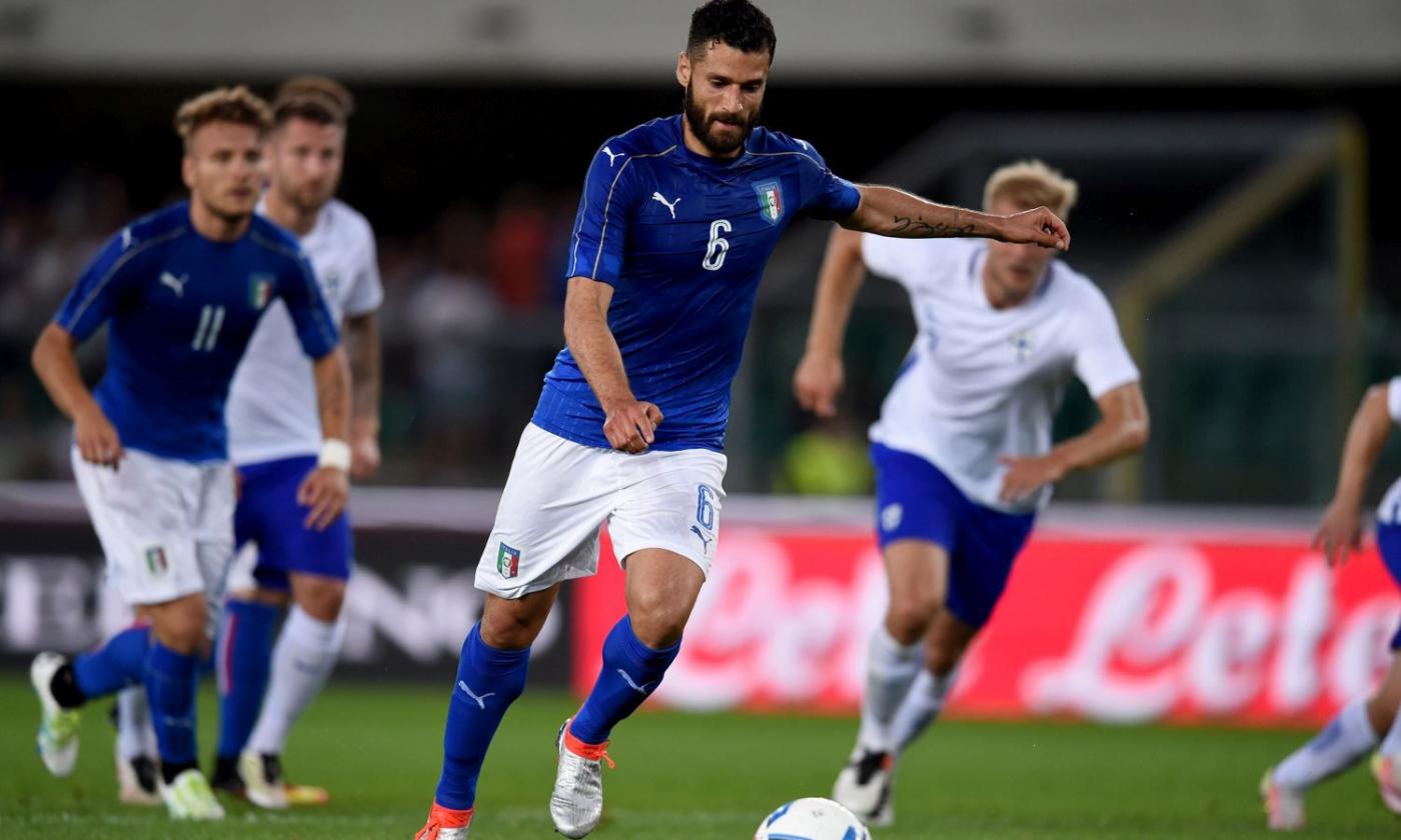 Italia, Candreva non si allena col gruppo