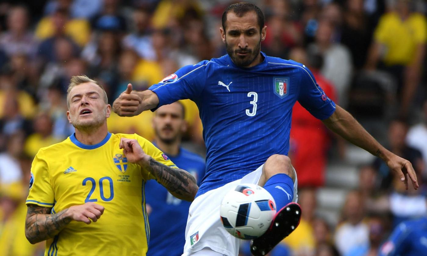 Italia, Chiellini: 'Contenti per Eder, si merita il massimo'