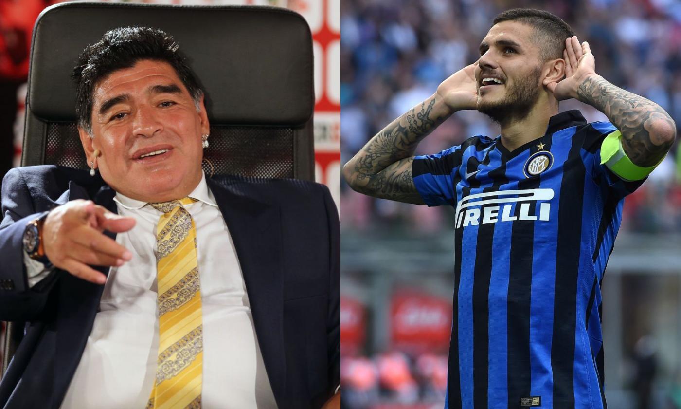 Maradona non ha nessun diritto di impicciarsi della vita di Icardi e Wanda  | Calciomercato.com