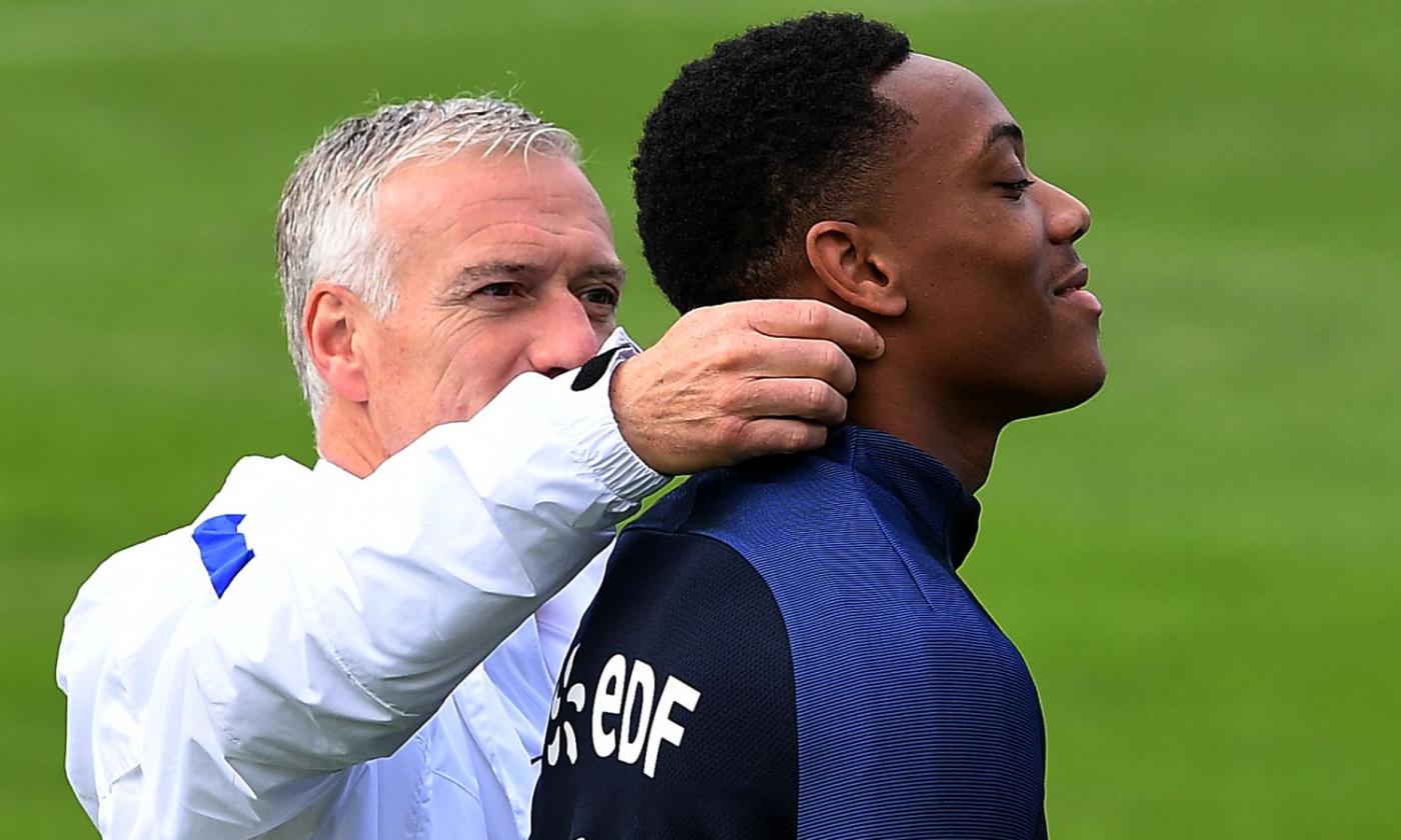 Deschamps reveals reason behind Pogba’s struggles, drops Martial Juve hint