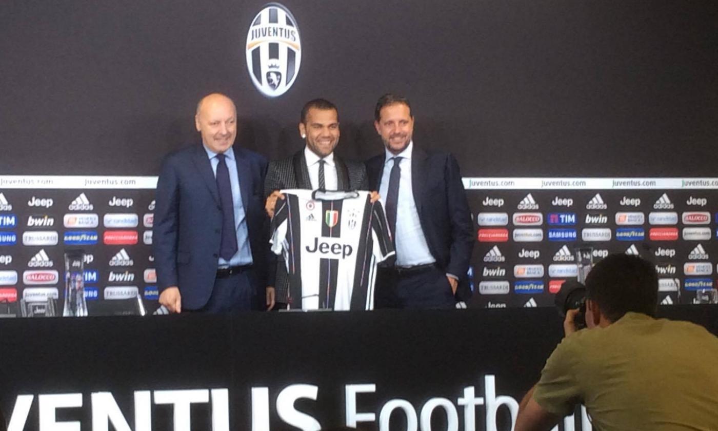 Juve, Dani Alves saluta il popolo bianconero su Twitter VIDEO