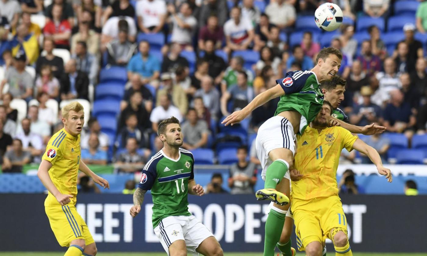 Ucraina-Irlanda del Nord 0-1, gara sospesa pochi minuti per grandine