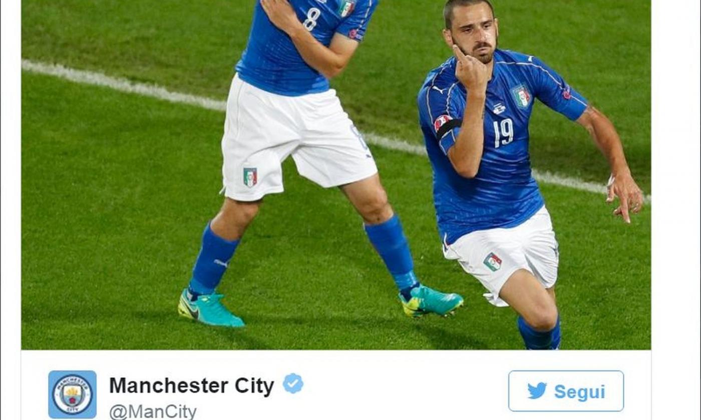 Bonucci sul Twitter ufficiale del Man City. Ma vi sveliamo i motivi della sua incedibilità e smentiamo i falsi miti...