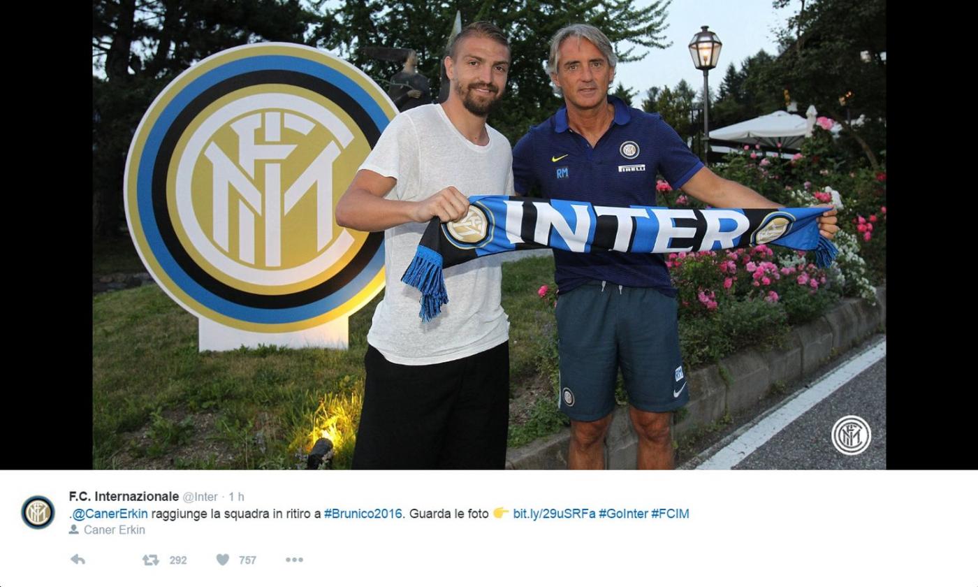 Inter: Erkin ha scelto il numero 18