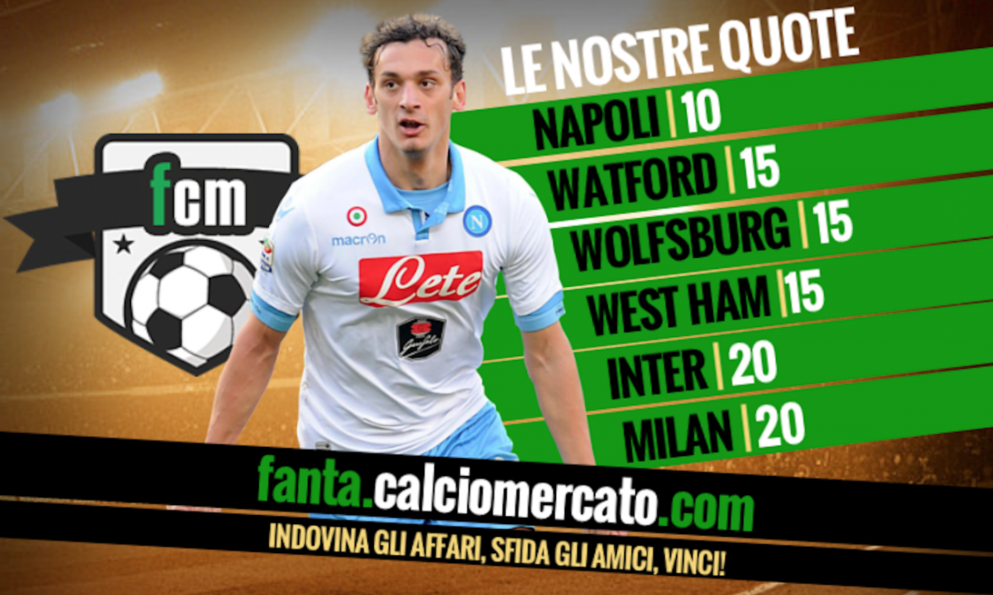 De Laurentiis nega l'Inter a Gabbiadini. Mazzarri lo vuole al Watford