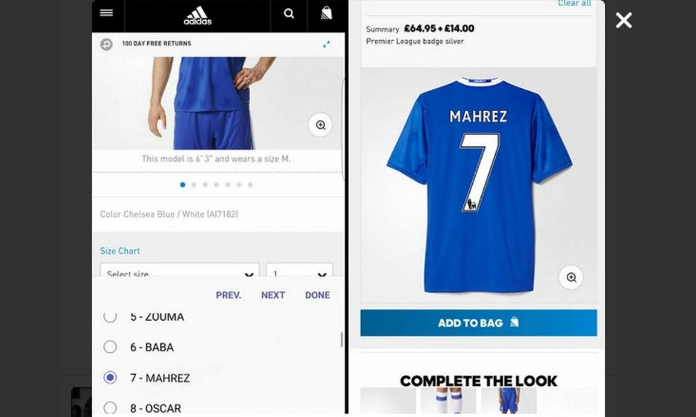 Niente Arsenal: l'Adidas vende Mahrez al Chelsea