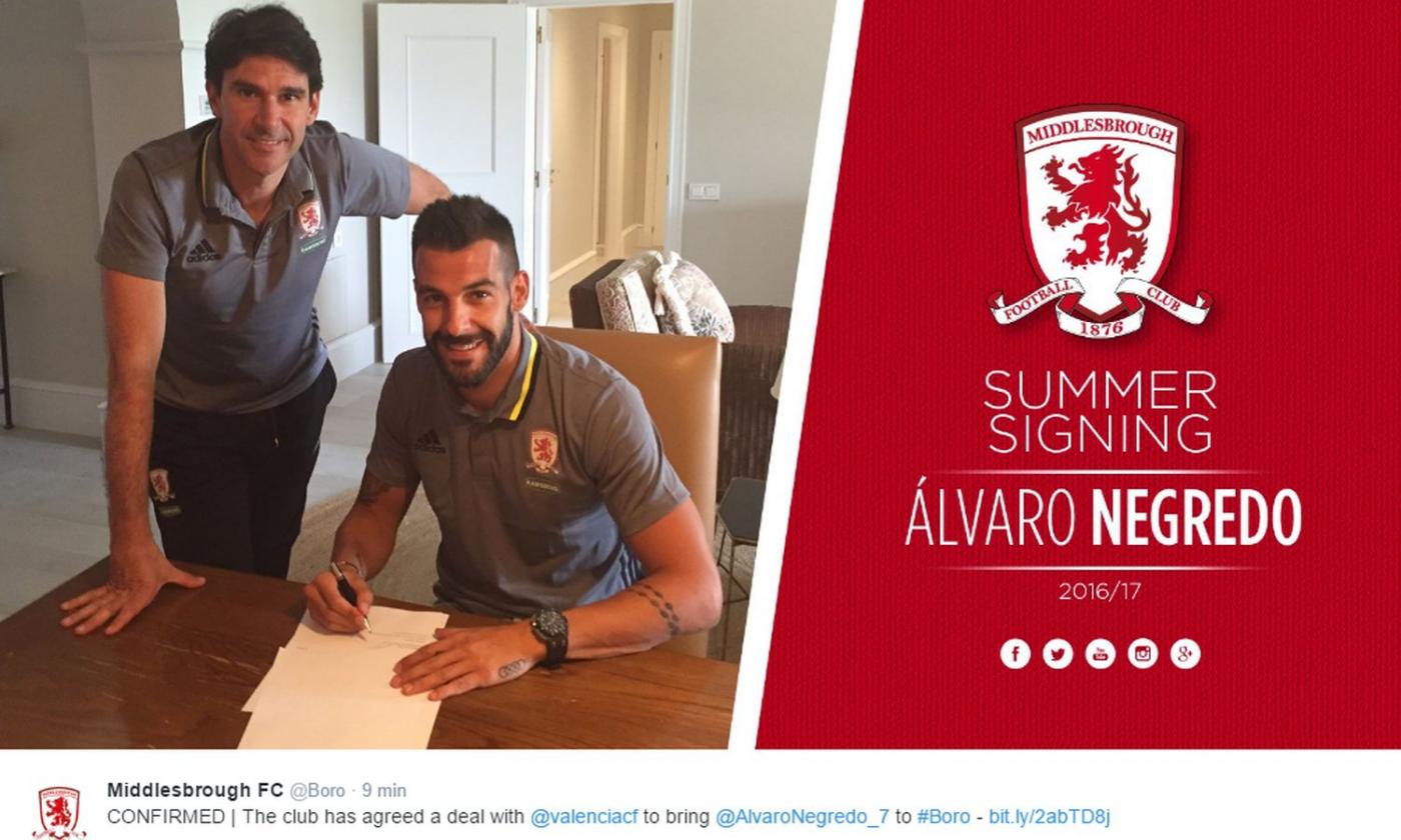 Middlesbrough, UFFICIALE: ecco Negredo