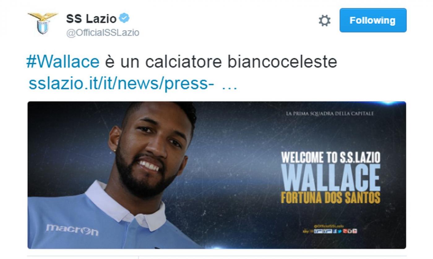 Lazio, Wallace: 'Mi ispiro a Thiago Silva'