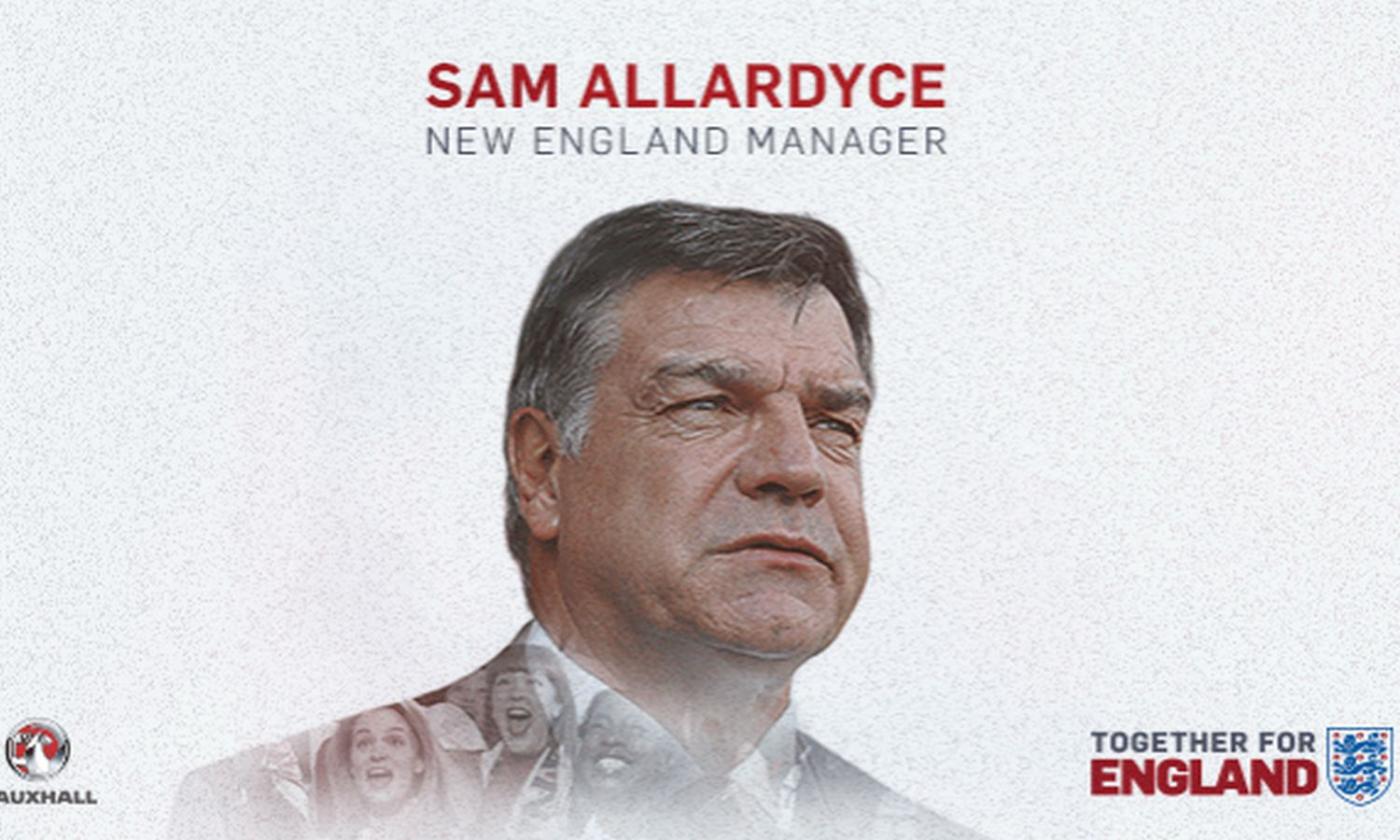 England, OFFICIAL: Allardyce is the new man in charge