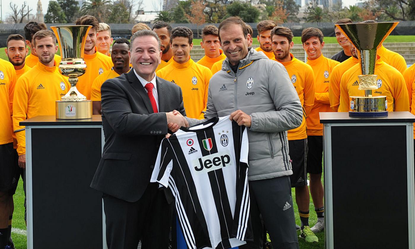 Juventus, allenamento tecnico-tattico alla vigilia dell'amichevole contro il Melbourne