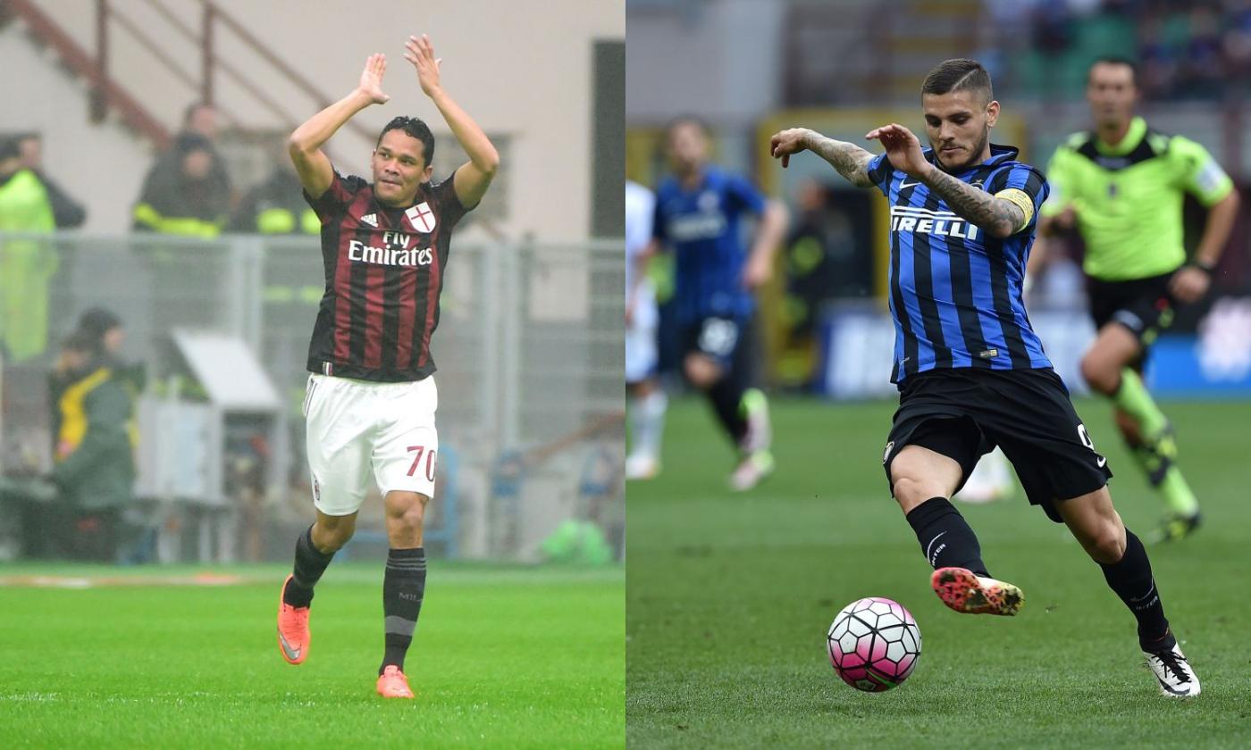 Napoli, Bacca or Icardi: the two names to replace Higuain