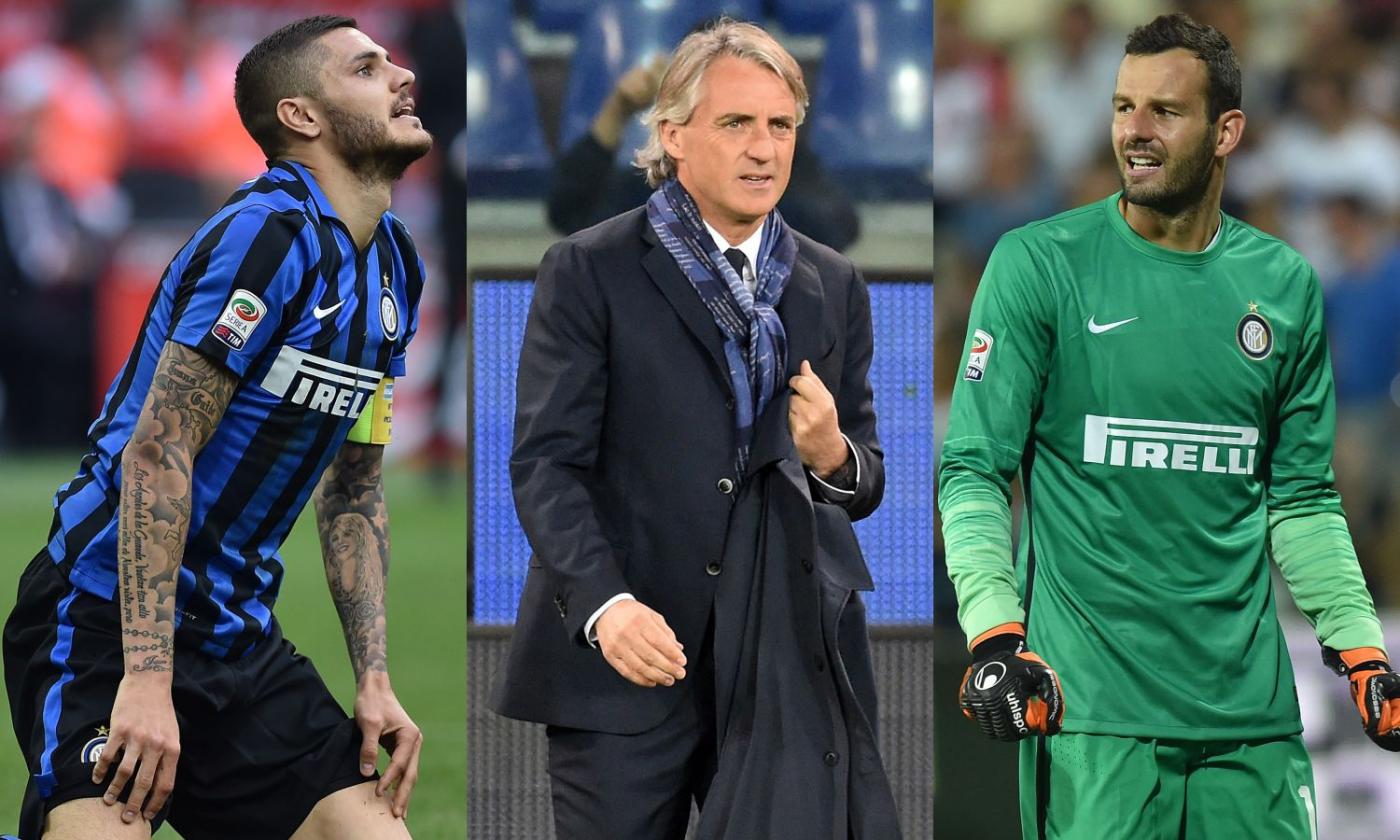 Mancini, Icardi e Handanovic: i tre casi che l'Inter deve risolvere