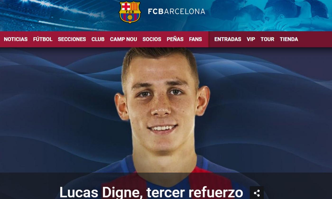 OFFICIAL: Digne joins Barcelona