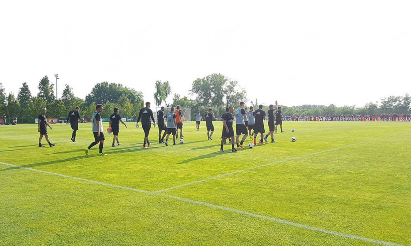 Senza Curva e Lapadula, Montella e Niang scaldano il raduno del Milan