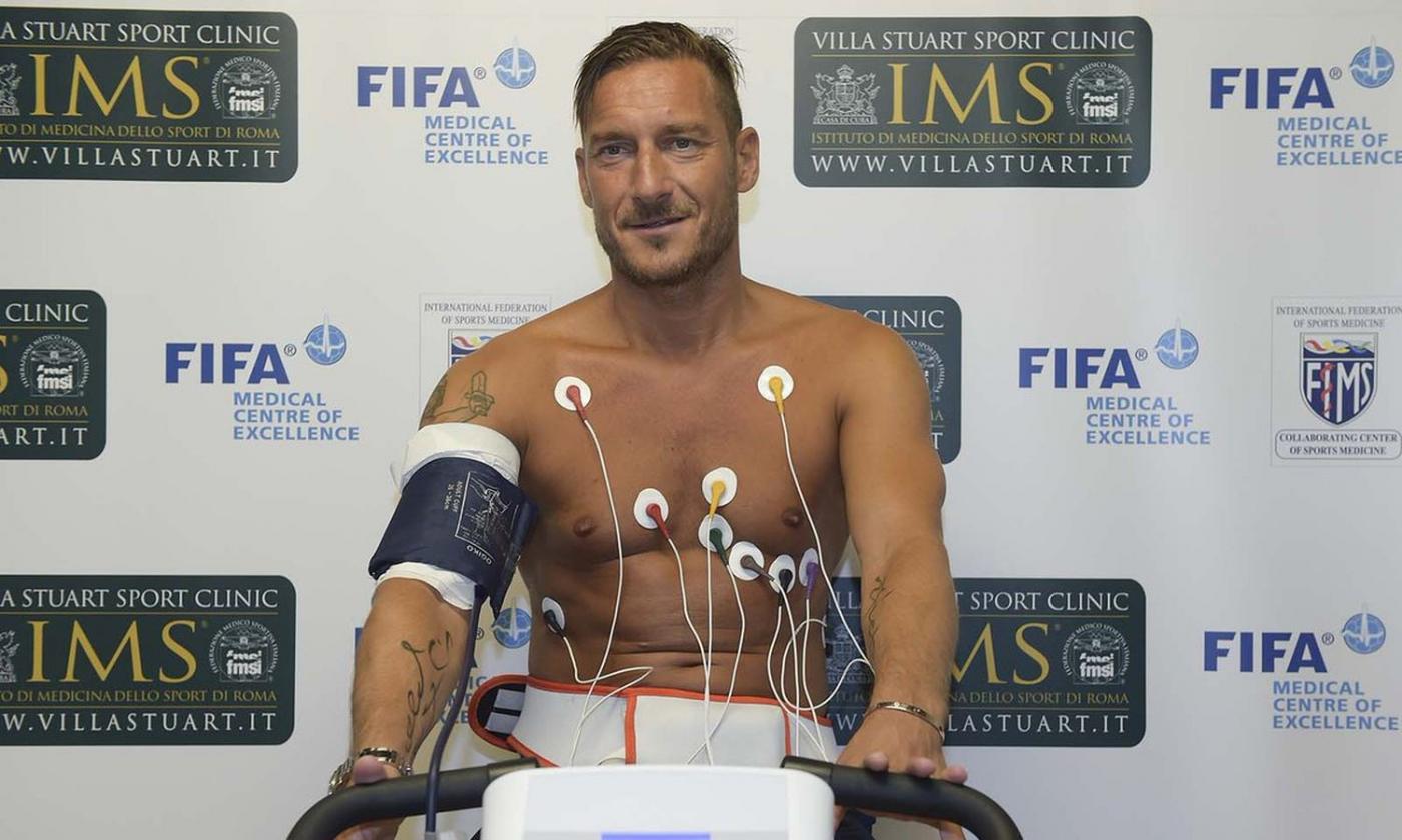  Watch: Totti undergoes medical ahead new season (the last one of his career)