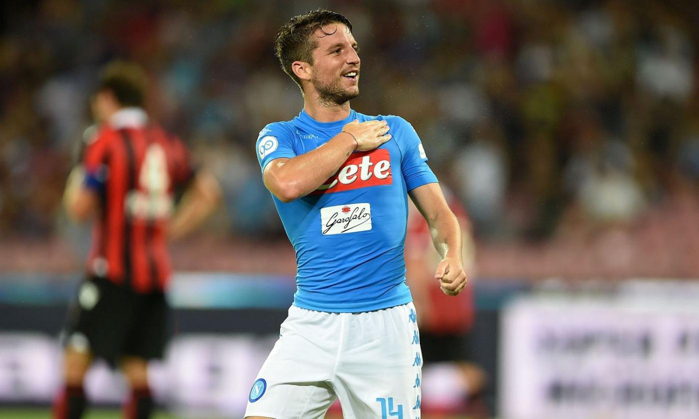 Serie A: Cagliari v Napoli 0-5, Hattrick for Mertens - as it happened